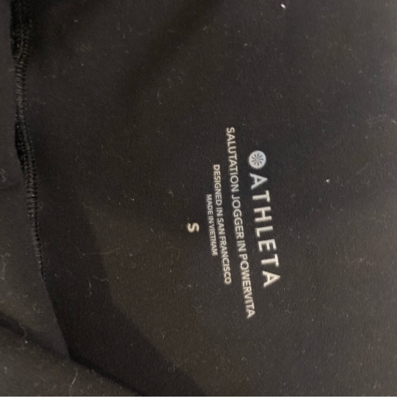 Athleta joggers. Black. Size small - Picture 2 of 2